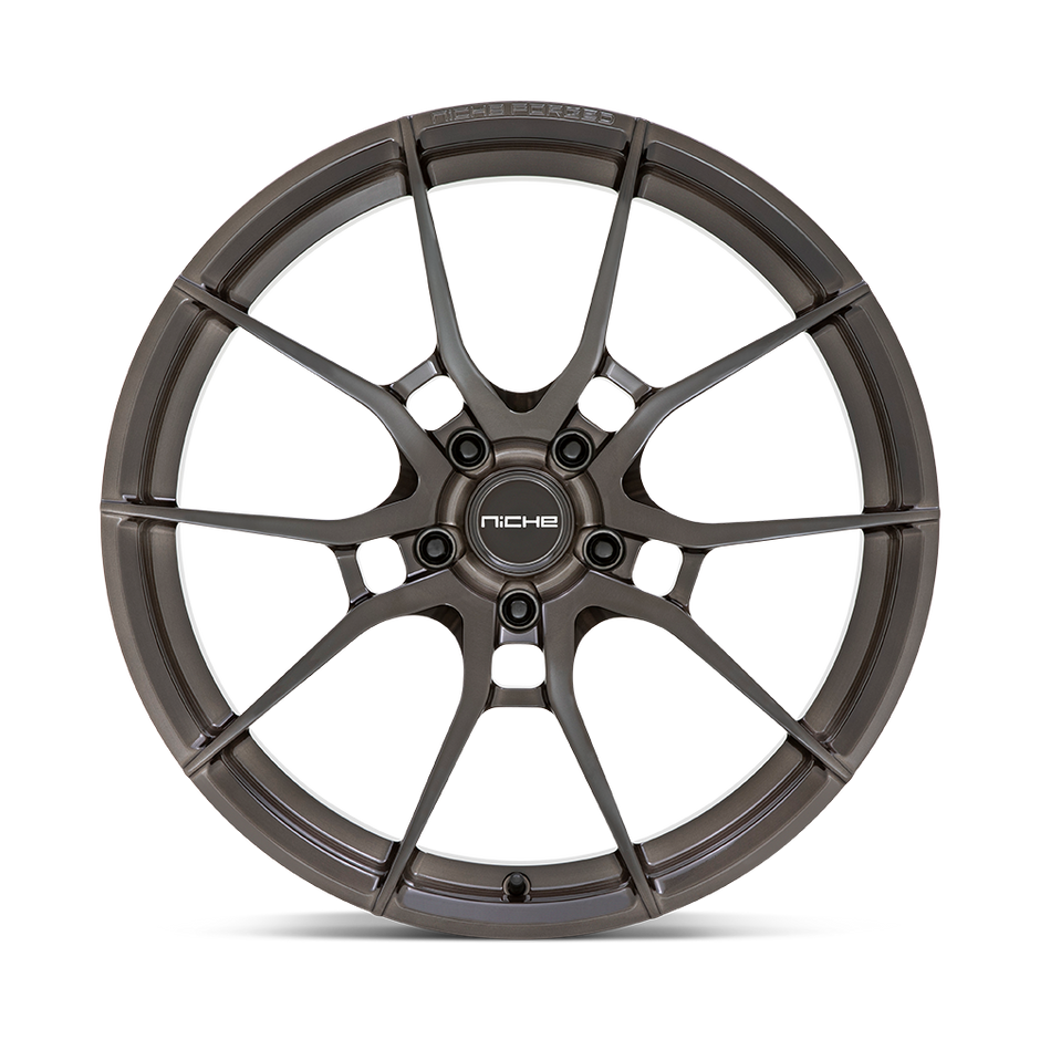 Niche T111 Kanan 20x11.5 Brushed Candy Smoke 40mm ET 70.7mm CB 5x120