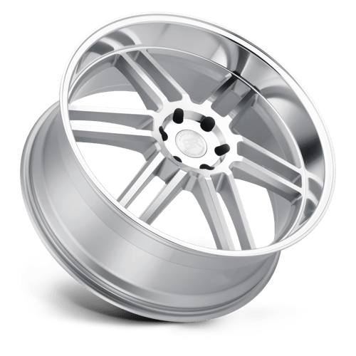 Black Rhino Hard Alloys Katavi 22x10 Silver w/Mirror Cut Face 30mm ET 76.1mm CB 5x114.3