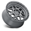 Black Rhino Hard Alloys Kelso 17x9 Battleship Gray w/Black Ring -18mm ET 76.1mm CB 5x114.3