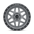 Black Rhino Hard Alloys Kelso 17x9 Battleship Gray w/Black Ring -18mm ET 76.1mm CB 5x114.3