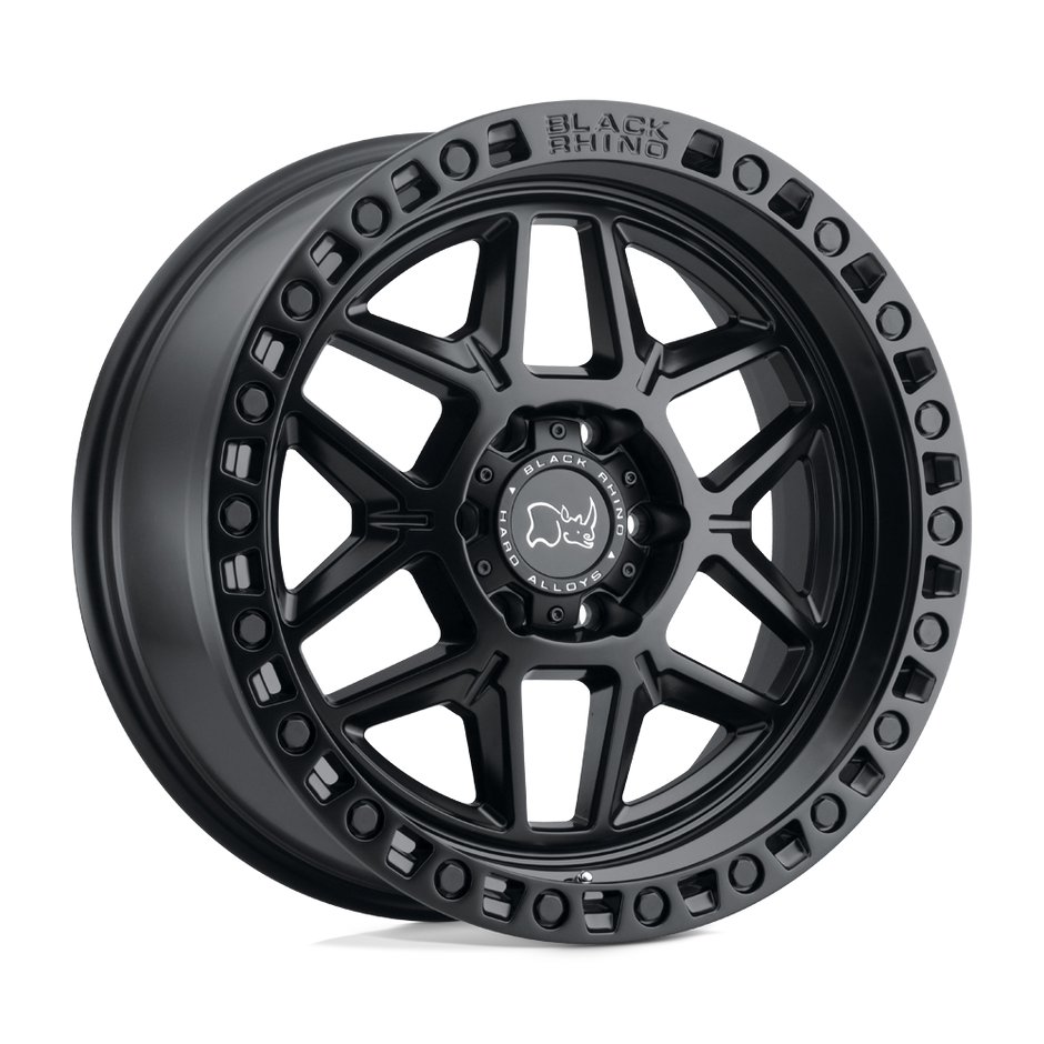 Black Rhino Hard Alloys Kelso 17x9 Matte Black -18mm ET 76.1mm CB 5x114.3