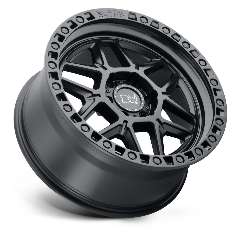 Black Rhino Hard Alloys Kelso 17x9 Matte Black -18mm ET 76.1mm CB 5x114.3