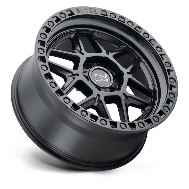 Black Rhino Hard Alloys Kelso 17x9 Matte Black -12mm ET 112.1mm CB 6x139.7