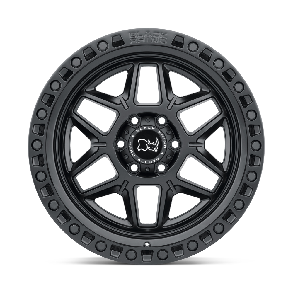 Black Rhino Hard Alloys Kelso 17x9 Matte Black -18mm ET 76.1mm CB 5x114.3