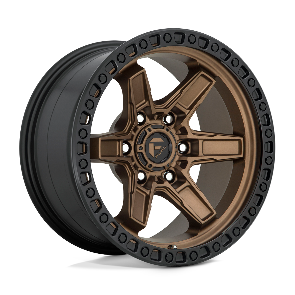 Fuel Wheels D699 Kicker 17x9 Matte Bronze w/Black Bead Ring 1mm ET 110.1mm CB 5x150