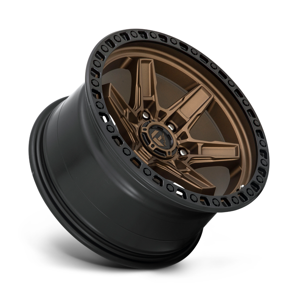 Fuel Wheels D699 Kicker 17x9 Matte Bronze w/Black Bead Ring 1mm ET 110.1mm CB 5x150