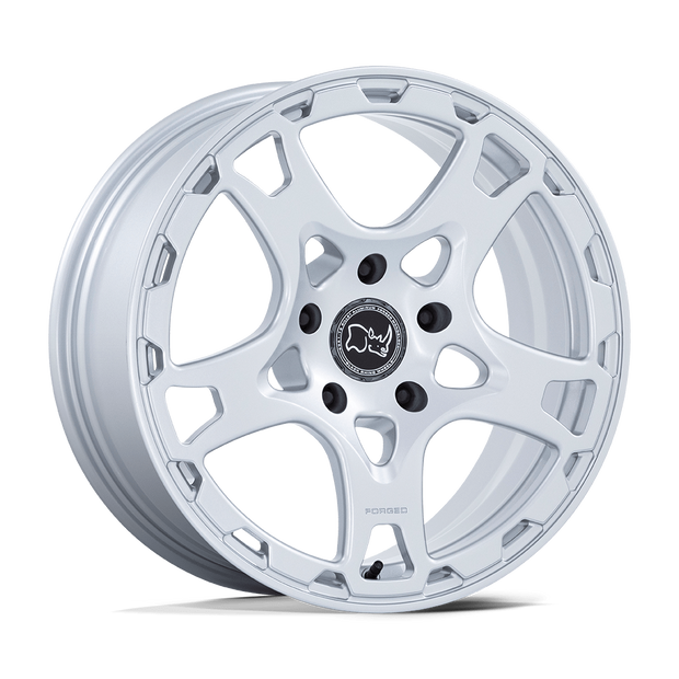Black Rhino Hard Alloys Klaue 18x8 Matte Silver 20mm ET 71.5mm CB 5x130