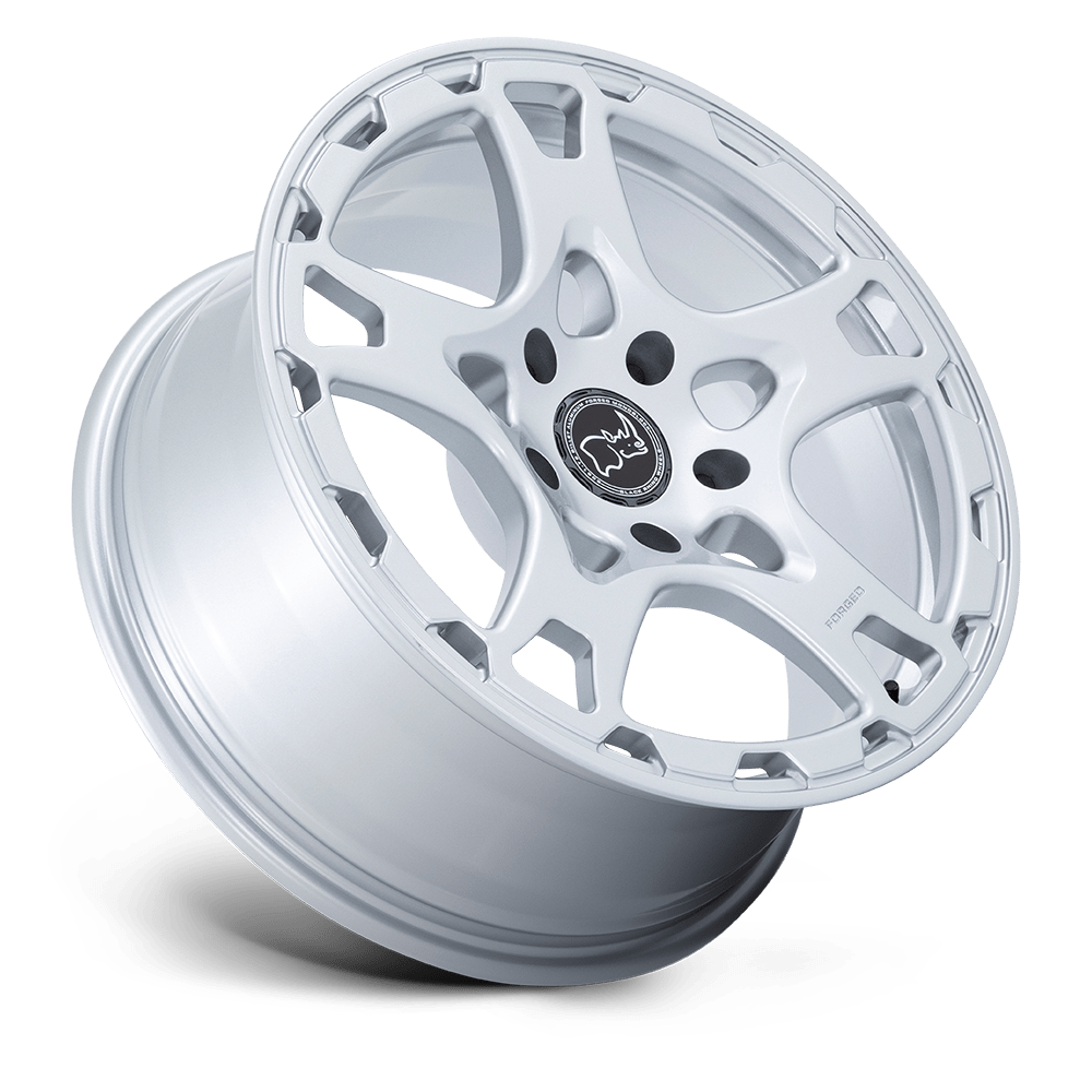 Black Rhino Hard Alloys Klaue 18x8 Matte Silver 20mm ET 71.5mm CB 5x130