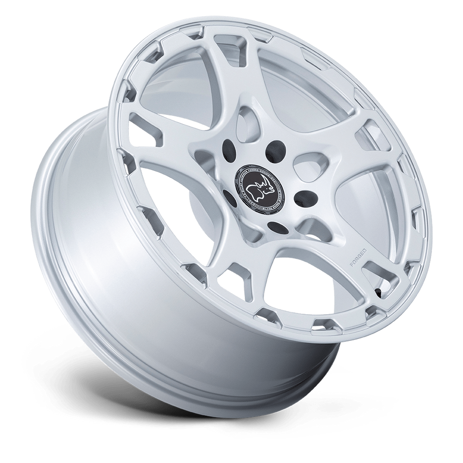 Black Rhino Hard Alloys Klaue 18x8 Matte Silver 20mm ET 71.5mm CB 5x130