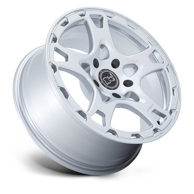 Black Rhino Hard Alloys Klaue 18x8 Matte Silver 20mm ET 71.5mm CB 5x130