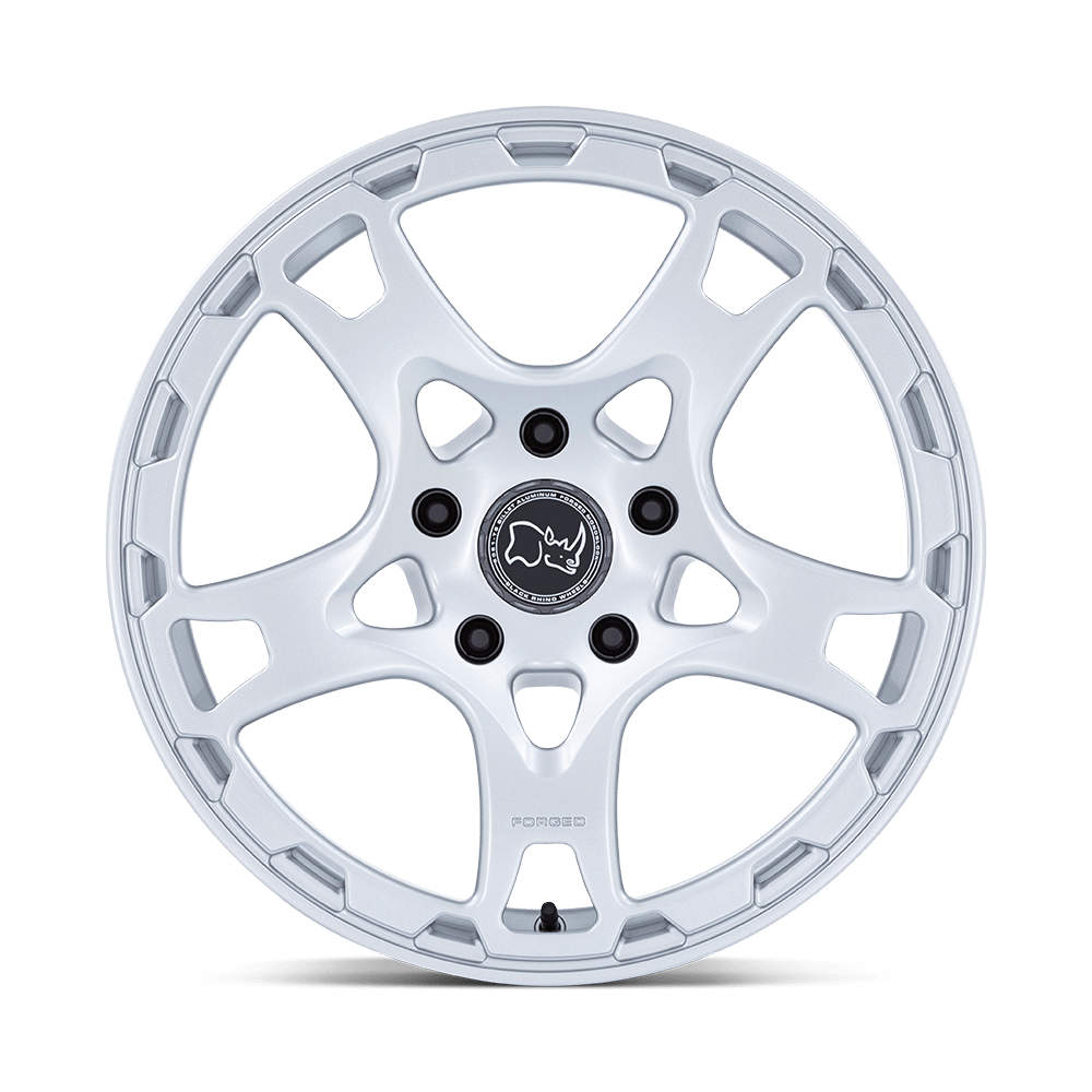 Black Rhino Hard Alloys Klaue 18x8 Matte Silver 20mm ET 71.5mm CB 5x130