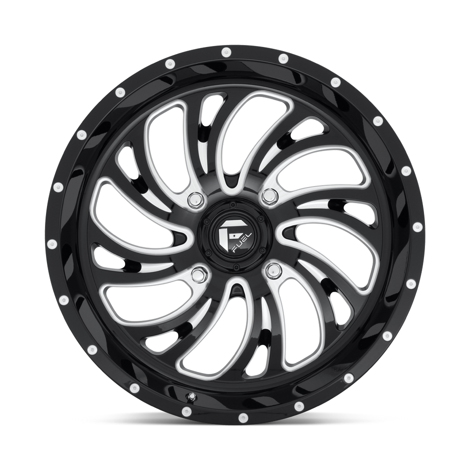 Fuel Wheels D641 Kompressor UTV 18x7 Gloss Black Milled 13mm ET 132mm CB 4x156