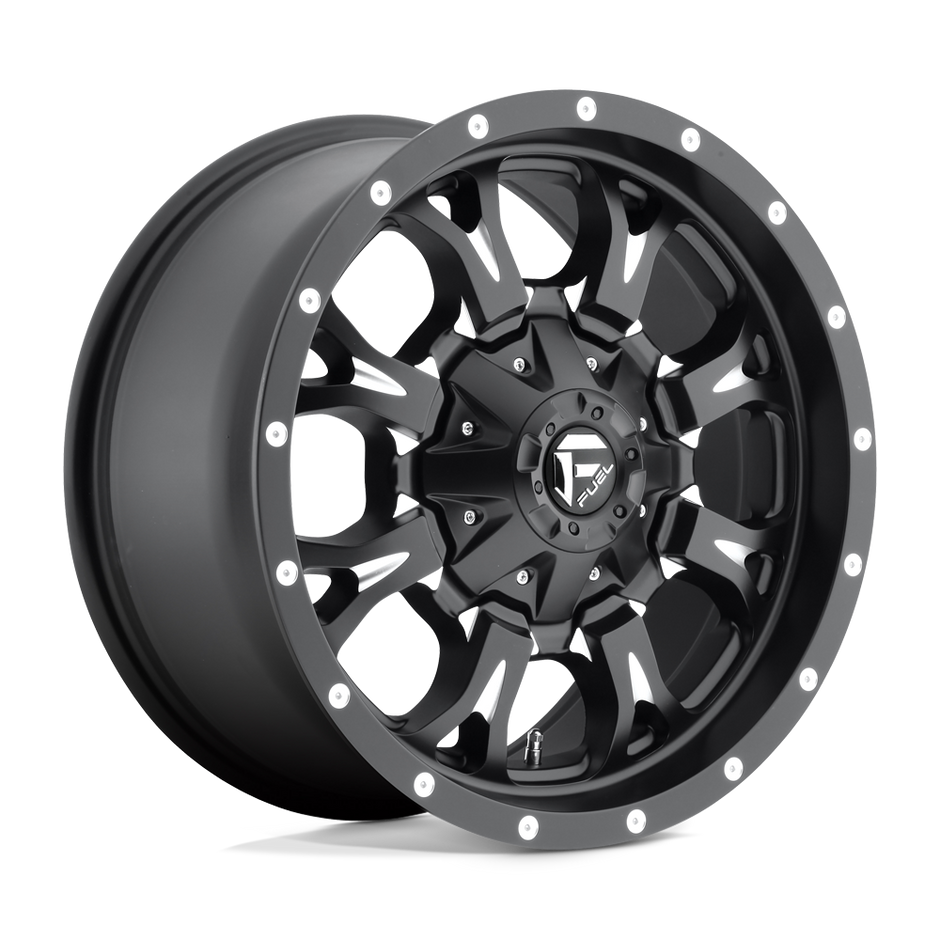 Fuel Wheels D517 Krank Matte Black Milled 17x9 1mm ET 87.1mm CB 5x127