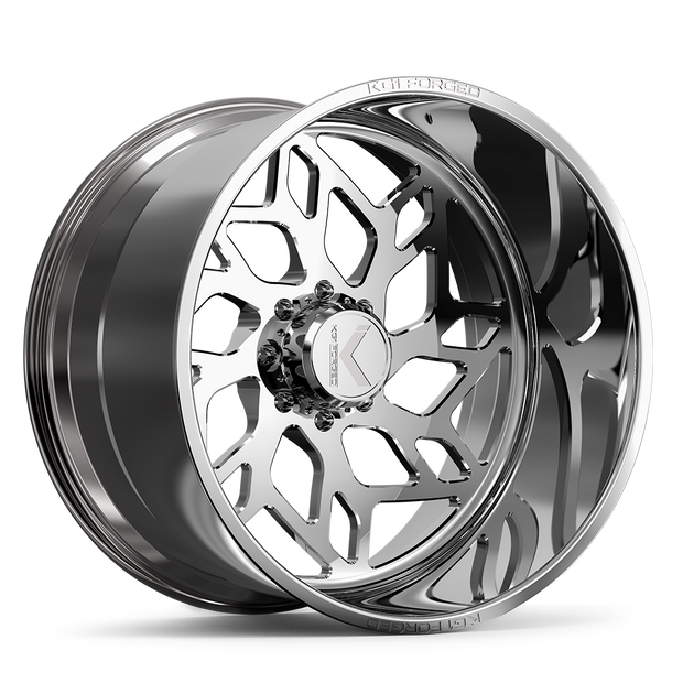 KG1 Forged KF021 Kreator-Right Wheel 24x14 Polished -76mm ET 122.1mm CB 8x165.1