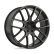 Black Rhino Hard Alloys Kunene 22x9.5 Matte Black w/Dark Tinted Spokes 30mm ET 87.1mm CB 6x135