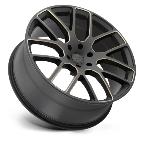 Black Rhino Hard Alloys Kunene 22x9.5 Matte Black w/Dark Tinted Spokes 30mm ET 87.1mm CB 6x135