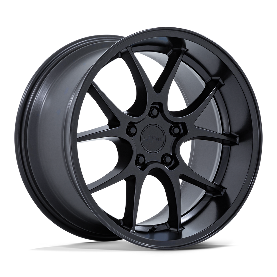 Rotiform RC207 LTN-J 19x8.5 Matte Black 45mm ET 71.6mm CB 5x130