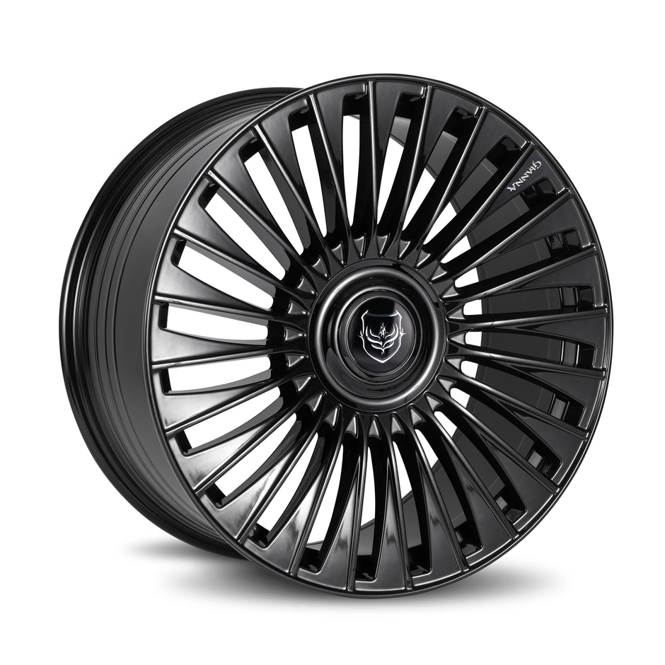 Gianna Wheels Lusso 22x10.5 Gloss Black wheel