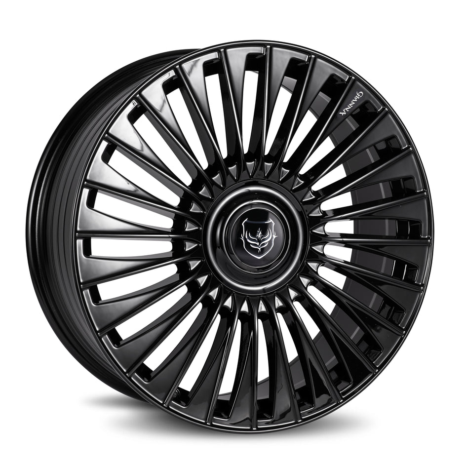 Gianna Wheels Lusso 24x10 Gloss Black wheel
