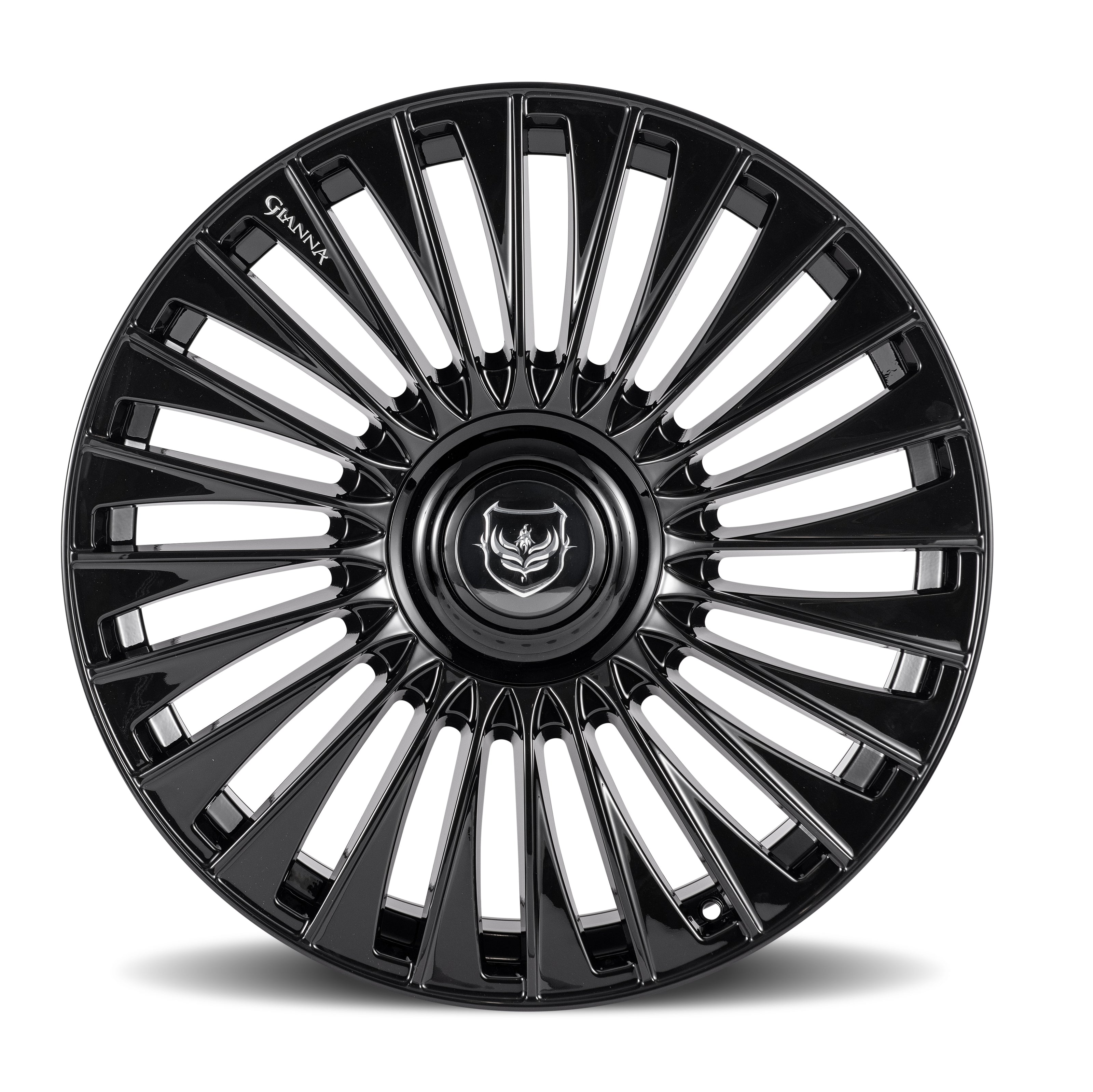 Gianna Wheels Lusso 24x9 Gloss Black wheel