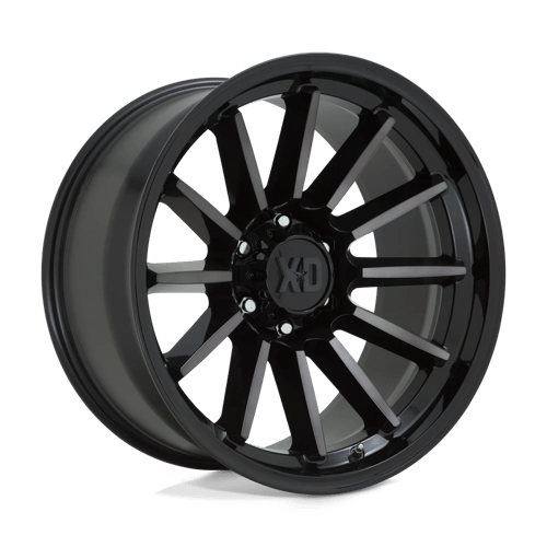 XD Wheels XD855 Luxe 20x9 Gloss Black Machined w/Gray Tint wheel