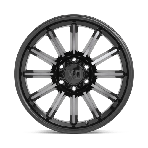 XD Wheels XD855 Luxe 20x9 Gloss Black Machined w/Gray Tint wheel