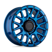 Black Rhino Hard Alloys La Paz UTV 15x7 Blue w/Black Bolts 36mm ET 132mm CB 4x156