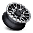 Black Rhino Hard Alloys La Paz UTV 15x7 Semi Gloss Black w/Machined Face 51mm ET 106.1mm CB 4x137
