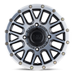 Black Rhino Hard Alloys La Paz UTV 15x7 Semi Gloss Black w/Machined Face 51mm ET 106.1mm CB 4x137