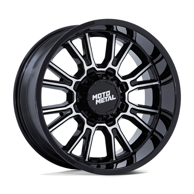 Moto Metal MO810 Legacy 22x9 Gloss Black Machined 1mm ET 78.1mm CB Custom BP