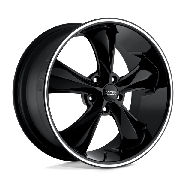 Foose Wheels F104 Legend 20x8.5 Gloss Black Milled 7mm ET 71.5mm CB 5x115