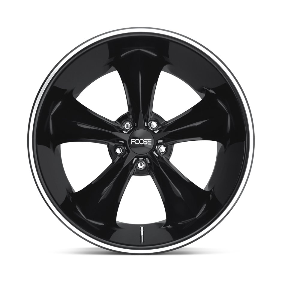 Foose Wheels F104 Legend 18x8.5 Gloss Black Milled 34mm ET 72.56mm CB 5x114.3