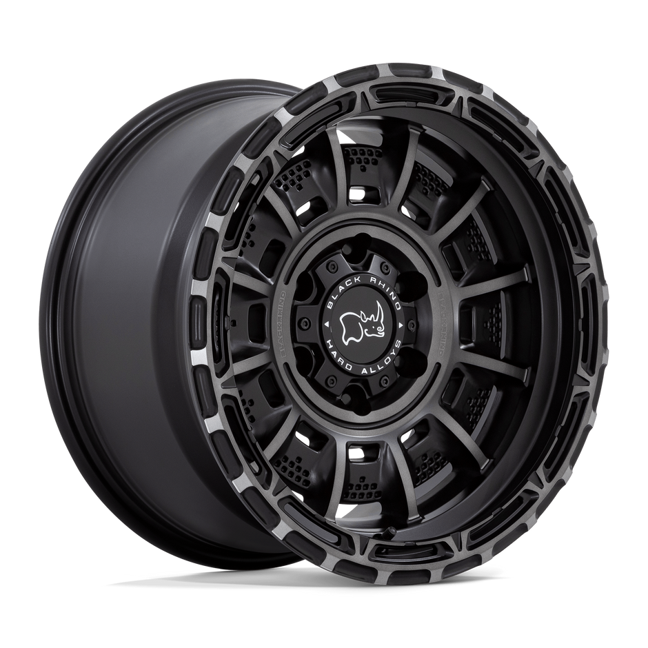 Black Rhino Hard Alloys Legion 17x9 Matte Black Gray Tint 0mm ET 71.5mm CB 5x127