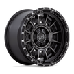 Black Rhino Hard Alloys Legion 17x9 Matte Black Gray Tint 0mm ET 71.5mm CB 5x127