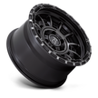 Black Rhino Hard Alloys Legion 17x9 Matte Black Gray Tint 0mm ET 71.5mm CB 5x127