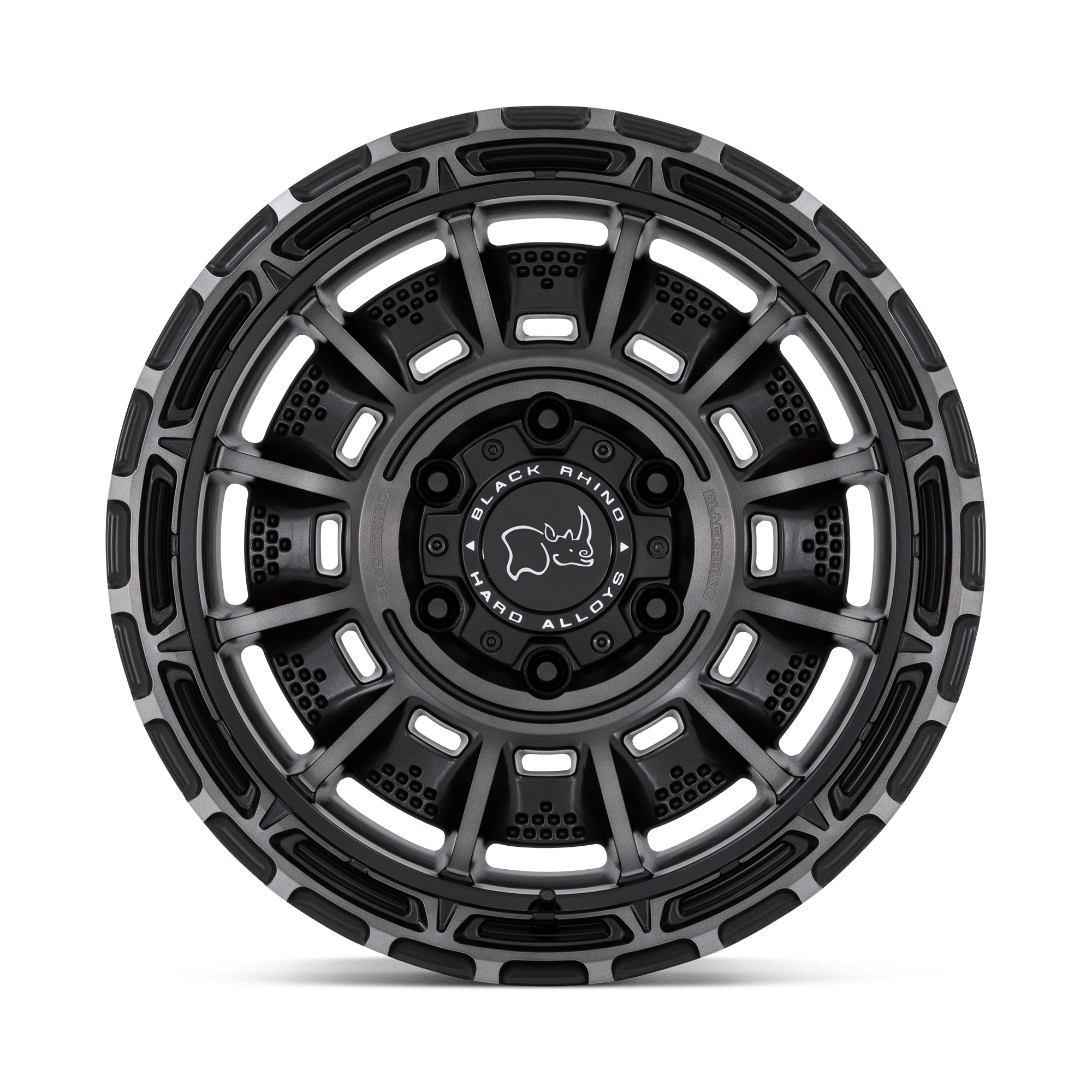 Black Rhino Hard Alloys Legion 17x9 Matte Black Gray Tint 0mm ET 71.5mm CB 5x127