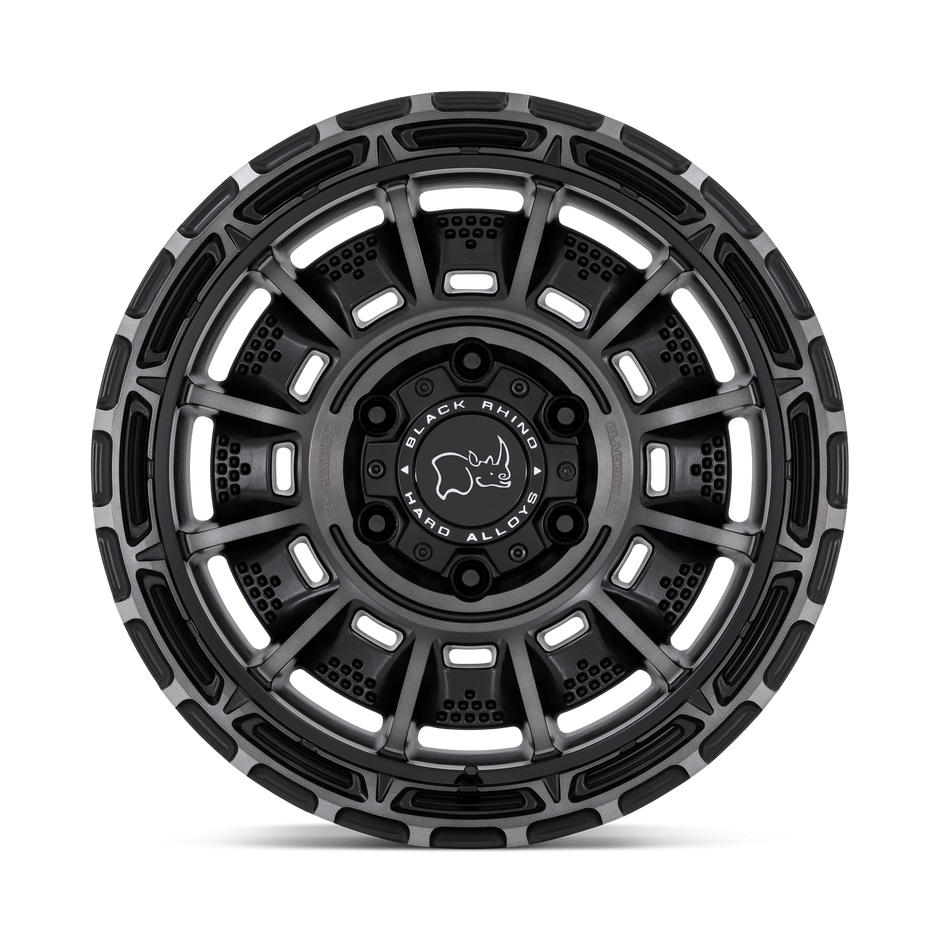 Black Rhino Hard Alloys Legion 17x9 Matte Black Gray Tint 0mm ET 71.5mm CB 5x127