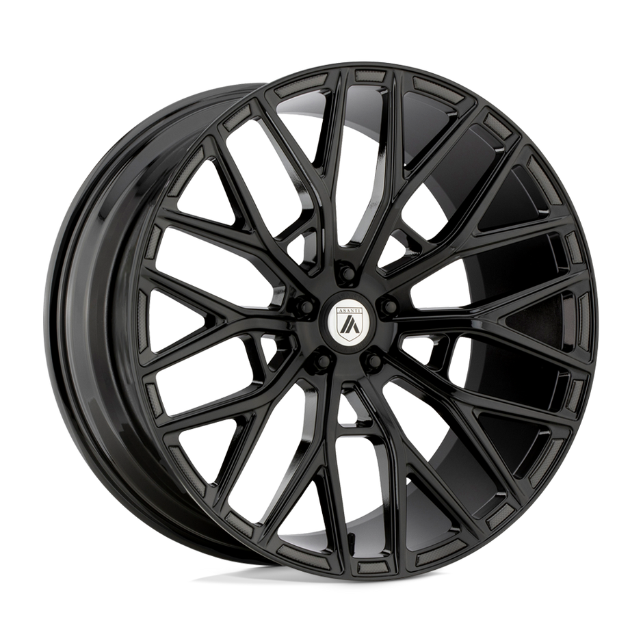 Asanti Wheels ABL21 Leo 20x9 Gloss Black 38mm ET 72.6mm CB 5x130
