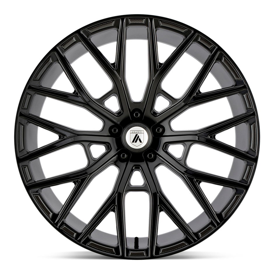 Asanti Wheels ABL21 Leo 20x9 Gloss Black 38mm ET 72.6mm CB 5x130