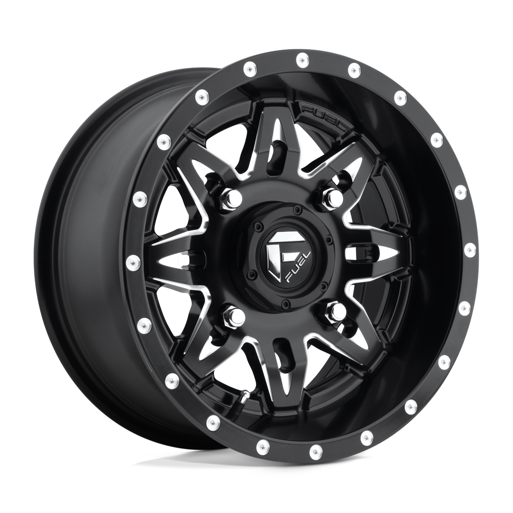 Fuel Wheels D567 Lethal 14x7 Matte Black Milled 13mm ET 132mm CB 4x156