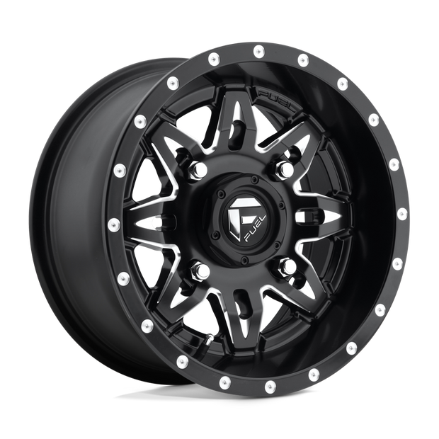 Fuel Wheels D567 Lethal 14x7 Matte Black Milled 13mm ET 132mm CB 4x156