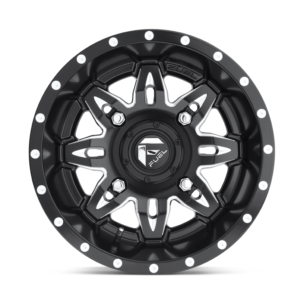 Fuel Wheels D567 Lethal 14x7 Matte Black Milled 13mm ET 132mm CB 4x156