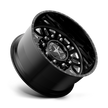 American Force Liberty SD forged wheels in gloss black milled finish, side profile view