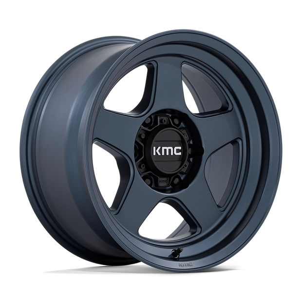 KMC Wheels KM728 Lobo 17x8.5 Metallic Blue 18mm ET 66.06mm CB 6x114.3
