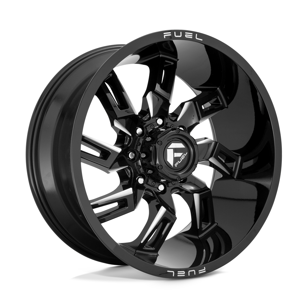 Fuel Wheels D747 Lockdown 20x10 Gloss Black Milled -18mm ET 125.1mm CB 8x170