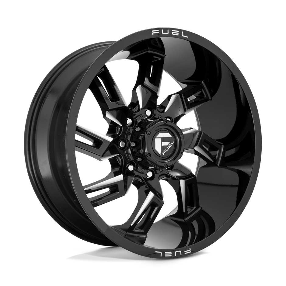 Fuel Wheels D747 Lockdown 20x10 Gloss Black Milled -18mm ET 125.1mm CB 8x170