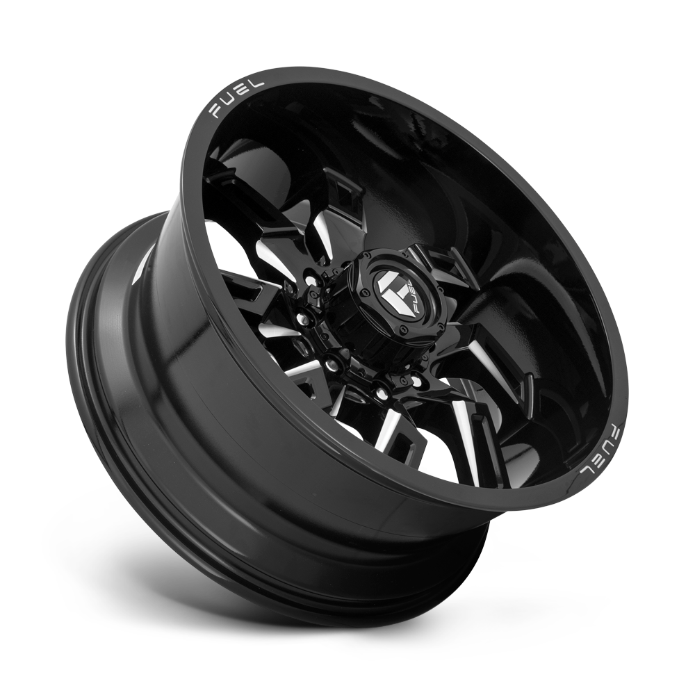Fuel Wheels D747 Lockdown 20x10 Gloss Black Milled -18mm ET 125.1mm CB 8x170