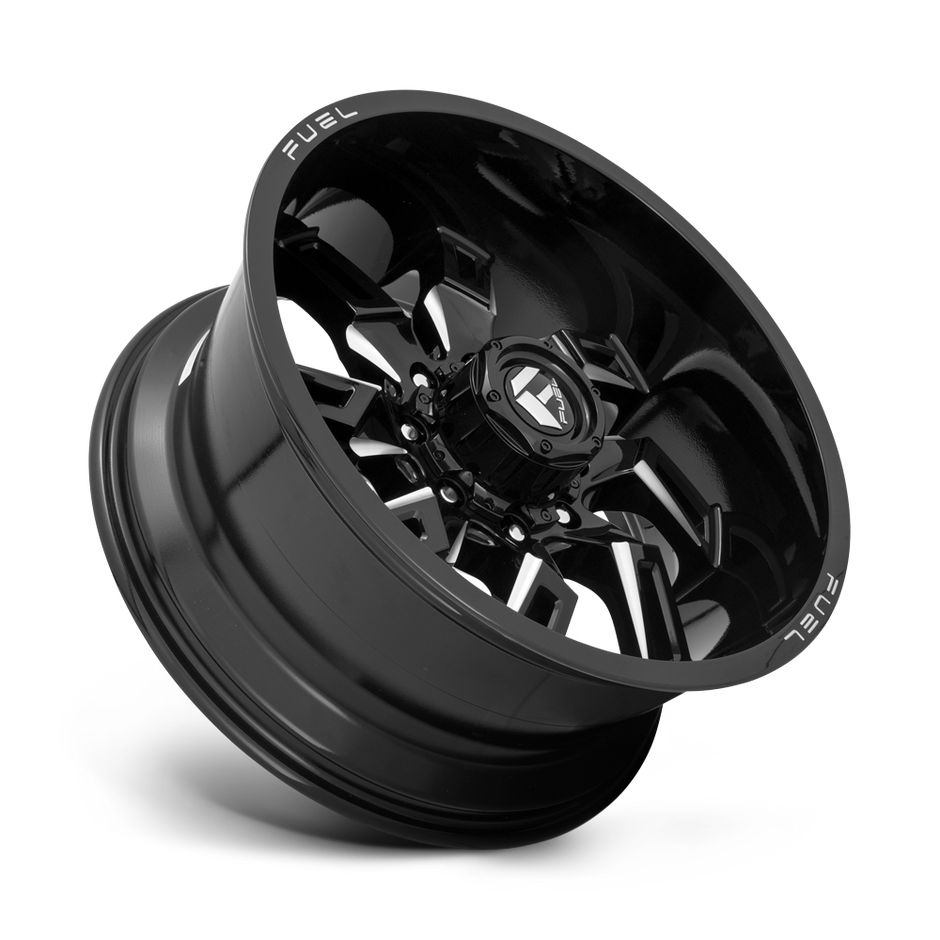 Fuel Wheels D747 Lockdown 20x10 Gloss Black Milled -18mm ET 125.1mm CB 8x170