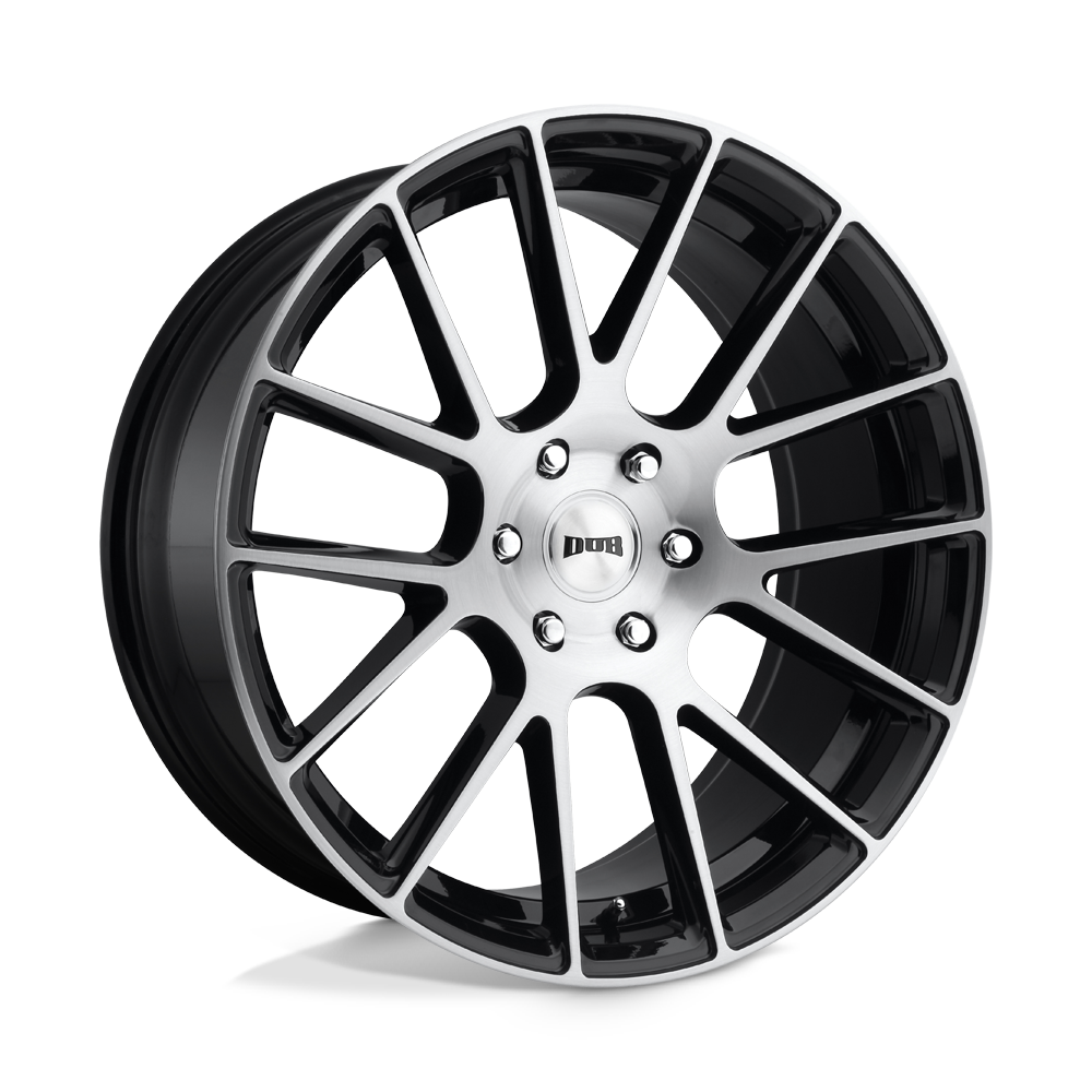 DUB Wheels S206 Luxe 22x9.5 Gloss Black Brushed 20mm ET 78.1mm CB 6x139.7