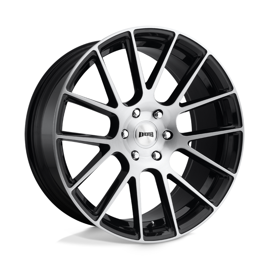 DUB Wheels S206 Luxe 22x9.5 Gloss Black Brushed 20mm ET 78.1mm CB 6x139.7